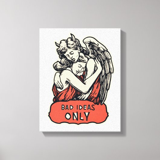 Toile Bad Ideas Only - Vintage Gothic  (Recto)