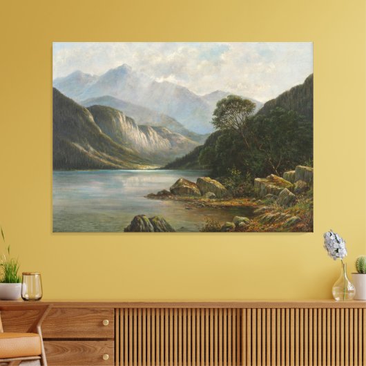 Toile Badersee mit Wetterstein (Insitu(Salon))