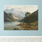 Toile Badersee mit Wetterstein (Insitu (Plancher de Bois))