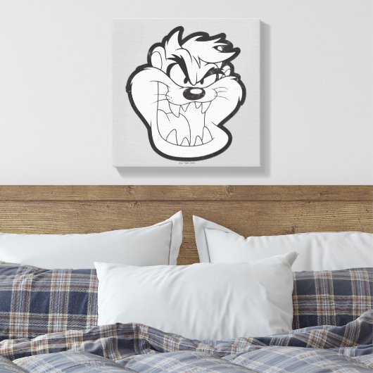 Toile Badge TAZ™ Evil Grin (Insitu(Chambre))