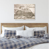 Toile Badminton House dans le Comté de Gloucester, engra (Insitu(Chambre))