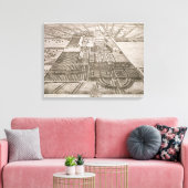 Toile Badminton House dans le Comté de Gloucester, engra (Insitu(Salon))