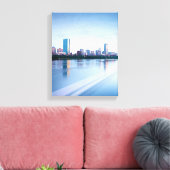 Toile Baie de Boston Back sur Charles (Insitu(Salon))
