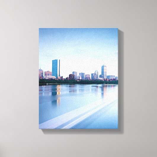 Toile Baie de Boston Back sur Charles (Recto)
