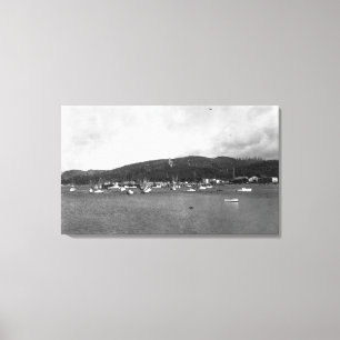 Toile Baie de Neah, vue de WA avec la photographie de