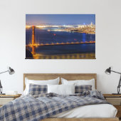 Toile Baie de San Francisco la nuit (Insitu(Chambre))