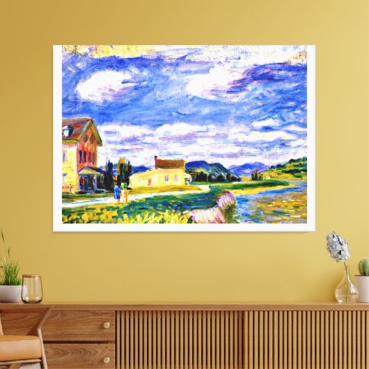 Toile Baie St. Paul, Québec par William James Glacken (Insitu(Salon))