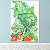 Toile Baies et Brocoli (Insitu (Plancher de Bois))
