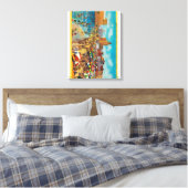 Toile Baignade dans le lagon, Long Beach (Insitu(Chambre))