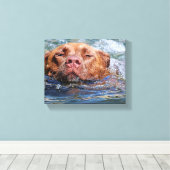 Toile Baignade de chien (Insitu (Plancher de Bois))