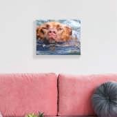 Toile Baignade de chien (Insitu(Salon))