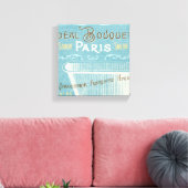 Toile Baignoire en bleu et blanc (Insitu(Salon))