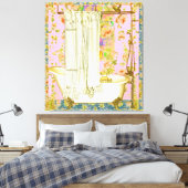 Toile Baignoire victorienne Accessoires en laiton Arrièr (Insitu(Chambre))