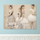 Toile Bailarinas con trajes románticos (Insitu (Plancher de Bois))