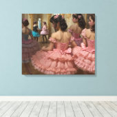 Toile Bailarinas en una gran sala de estilo rocóco (Insitu (Plancher de Bois))