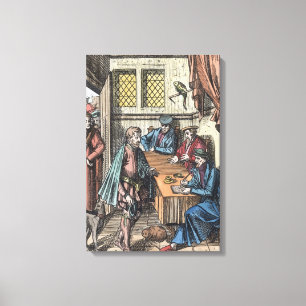 Toile Bailliage, ou tribunal d'Bailiff du Roi, afte