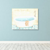 Toile Bain en mosaïque (Insitu (Plancher de Bois))