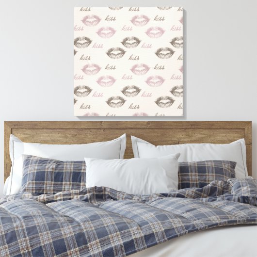 Toile Baiser les lèvres (Insitu(Chambre))
