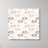 Toile Baiser les lèvres (Recto)