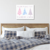 Toile Baisers d'hiver et wis de flocon (Insitu(Chambre))