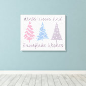 Toile Baisers d'hiver et wis de flocon (Insitu (Plancher de Bois))