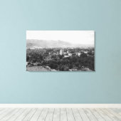 Toile Baker, Oregon Vue Ville PhotographieBaker, OU (Insitu (Plancher de Bois))