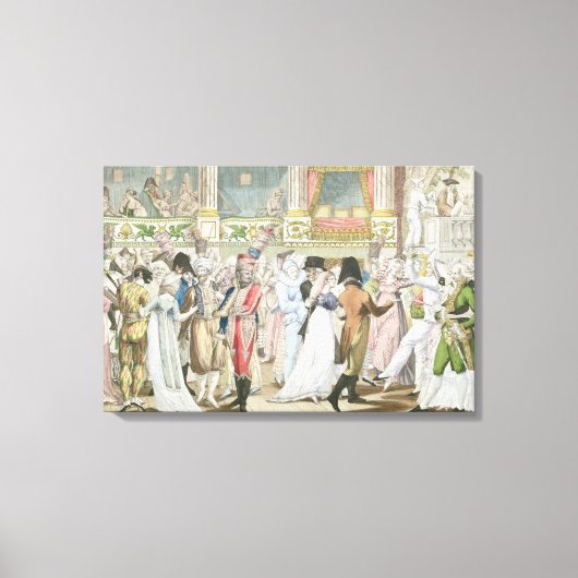 Toile Bal costumé à l'Opéra, après 1800 (Recto)