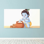 Toile Bal Krishna (Insitu (Plancher de Bois))