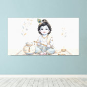 Toile Bal Krishna (Insitu (Plancher de Bois))