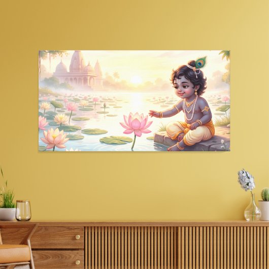 Toile Bal Krishna (Insitu(Salon))