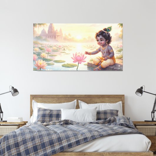 Toile Bal Krishna (Insitu(Chambre))