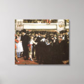 Toile Bal masqué à l'Opéra par Édouard Manet (Recto)
