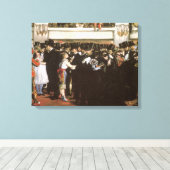 Toile Bal masqué à l'Opéra par Édouard Manet (Insitu (Plancher de Bois))