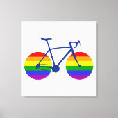 Toile Balade En Vélo Pride (Recto)