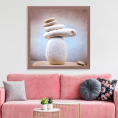 Toile Balancing Stones Carré + vos idées (Insitu(Salon))