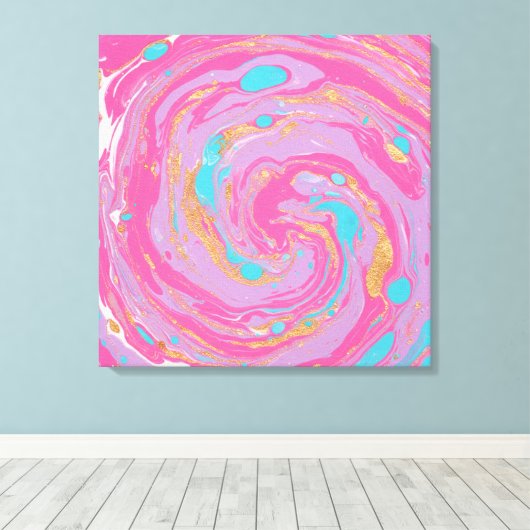 Toile Balayage marbré (Insitu (Plancher de Bois))