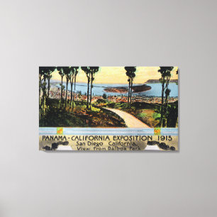 Toile Balboa Park Vue de la ville, Panama-CA Expo