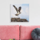 Toile Balbuzard pêcheur dans le nid (Insitu(Salon))