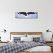 Toile Bald Eagle Chasse De Jour Au-Dessus Du Lac Canvas (Insitu(Chambre))
