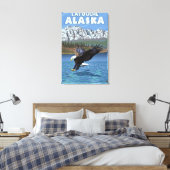Toile Bald Eagle Diving - Latouche, Alaska (Insitu(Chambre))