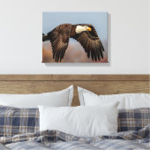 Toile Bald Eagle en vol (Insitu(Chambre))