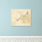 Toile Baldwin City, Comté de Douglas, Kansas (Insitu (Plancher de Bois))
