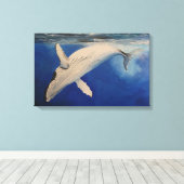 Toile Baleine à bosse (Insitu (Plancher de Bois))