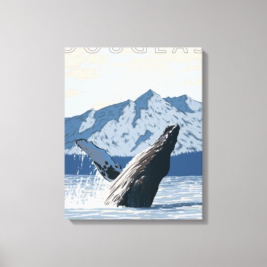Toile Baleine à bosse - Douglas, Alaska (Recto)