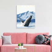 Toile Baleine à bosse - Douglas, Alaska (Insitu(Salon))