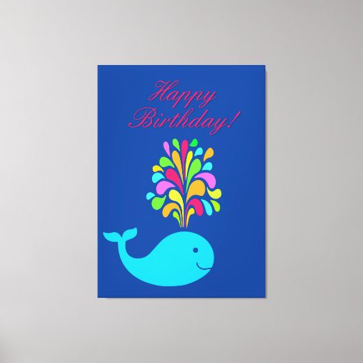 Toile Baleine amusante (Recto)