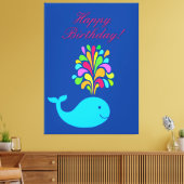 Toile Baleine amusante (Insitu(Salon))