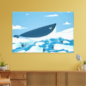 Toile Baleine arctique (Insitu(Salon))