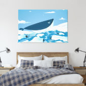 Toile Baleine arctique (Insitu(Chambre))