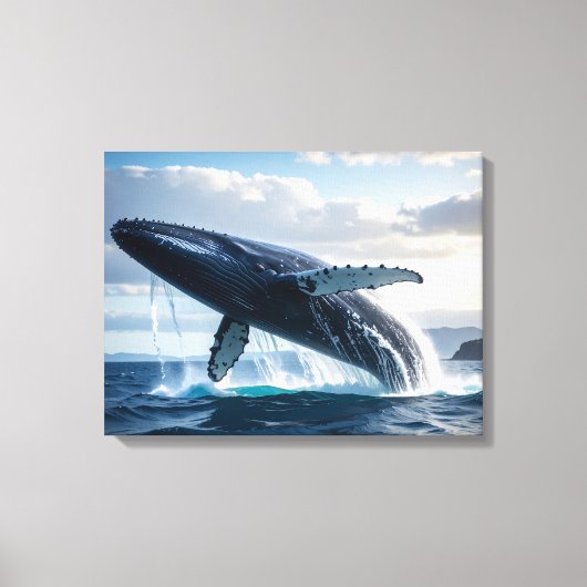 Toile baleine bleue (Recto)